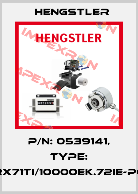 p/n: 0539141, Type: RX71TI/10000EK.72IE-P0 Hengstler