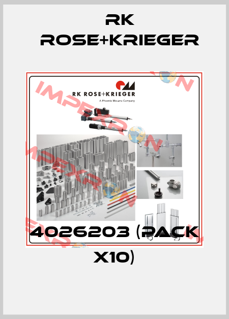 4026203 (pack x10) RK Rose+Krieger