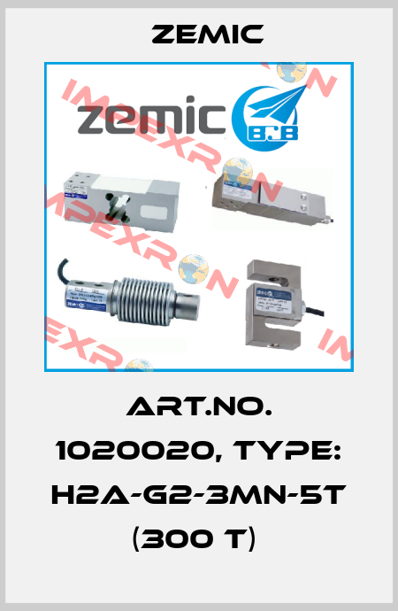 Art.No. 1020020, Type: H2A-G2-3MN-5T (300 t)  ZEMIC