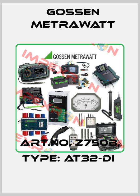 Art.No. Z750B, Type: AT32-DI  Gossen Metrawatt