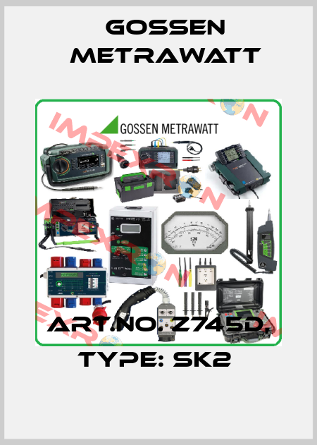 Art.No. Z745D, Type: SK2  Gossen Metrawatt
