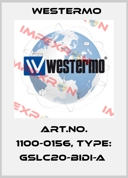 Art.No. 1100-0156, Type: GSLC20-Bidi-A  Westermo