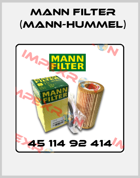 45 114 92 414 Mann Filter (Mann-Hummel)