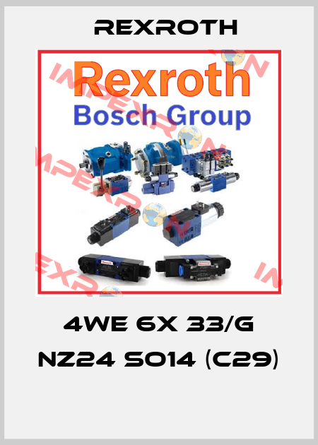 4WE 6X 33/G NZ24 SO14 (C29)  Rexroth