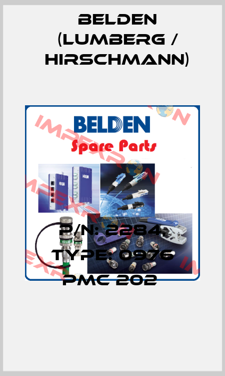 P/N: 2284, Type: 0976 PMC 202  Belden (Lumberg / Hirschmann)