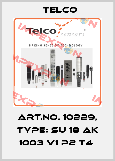Art.No. 10229, Type: SU 18 AK 1003 V1 P2 T4  Telco