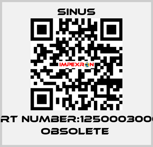 Part Number:1250003000A obsolete  Sinus