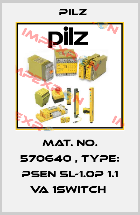 Mat. No. 570640 , Type: PSEN sl-1.0p 1.1 VA 1switch  Pilz