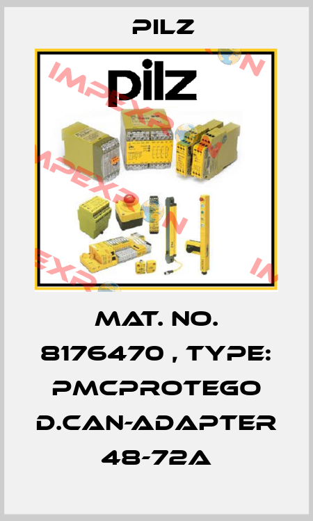 Mat. No. 8176470 , Type: PMCprotego D.CAN-Adapter 48-72A Pilz