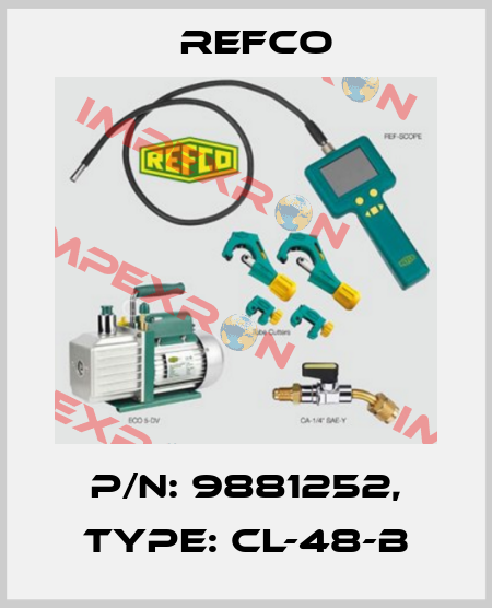 p/n: 9881252, Type: CL-48-B Refco