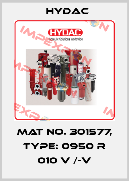 Mat No. 301577, Type: 0950 R 010 V /-V Hydac