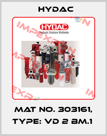 Mat No. 303161, Type: VD 2 BM.1  Hydac