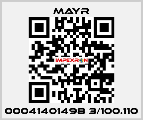 00041401498 3/100.110 Mayr