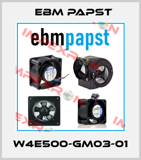 W4E500-GM03-01 EBM Papst