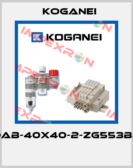 DAB-40X40-2-ZG553B2  Koganei