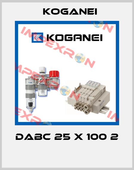DABC 25 X 100 2  Koganei