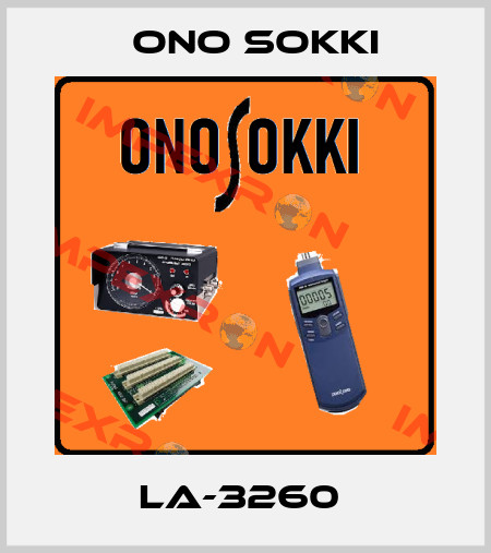 LA-3260  Ono Sokki