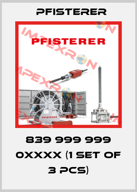 839 999 999 0XXXX (1 set of 3 pcs) Pfisterer