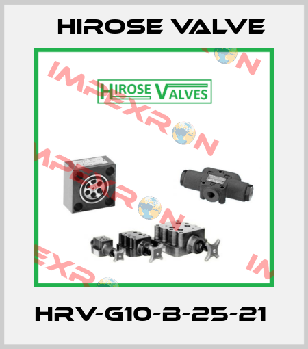 HRV-G10-B-25-21  Hirose Valve