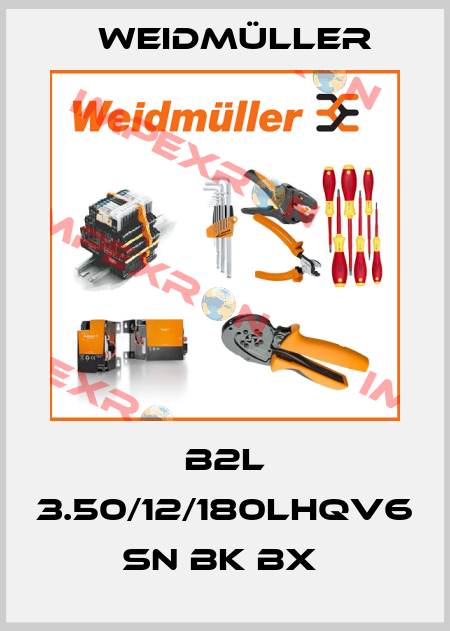 B2L 3.50/12/180LHQV6 SN BK BX  Weidmüller