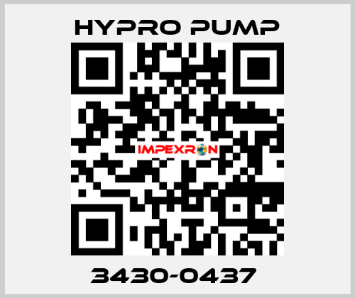 3430-0437  Hypro Pump