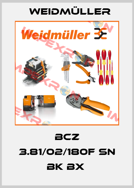 BCZ 3.81/02/180F SN BK BX  Weidmüller