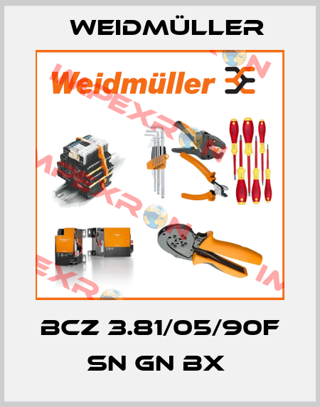 BCZ 3.81/05/90F SN GN BX  Weidmüller