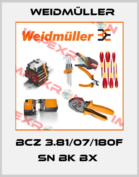 BCZ 3.81/07/180F SN BK BX  Weidmüller