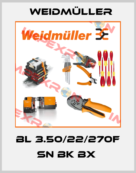 BL 3.50/22/270F SN BK BX  Weidmüller