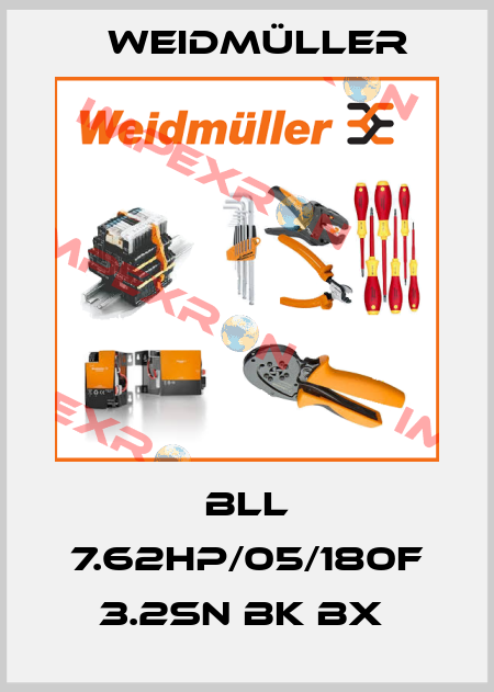 BLL 7.62HP/05/180F 3.2SN BK BX  Weidmüller
