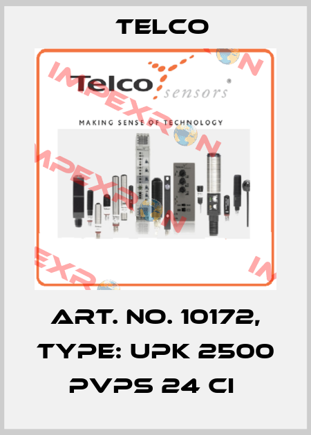 Art. No. 10172, Type: UPK 2500 PVPS 24 CI  Telco