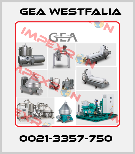 0021-3357-750  Gea Westfalia