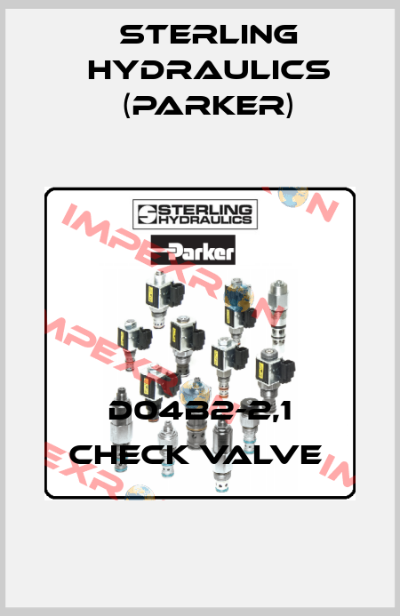 D04B2-2,1 CHECK VALVE  Sterling Hydraulics (Parker)