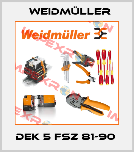 DEK 5 FSZ 81-90  Weidmüller