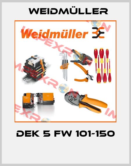 DEK 5 FW 101-150  Weidmüller