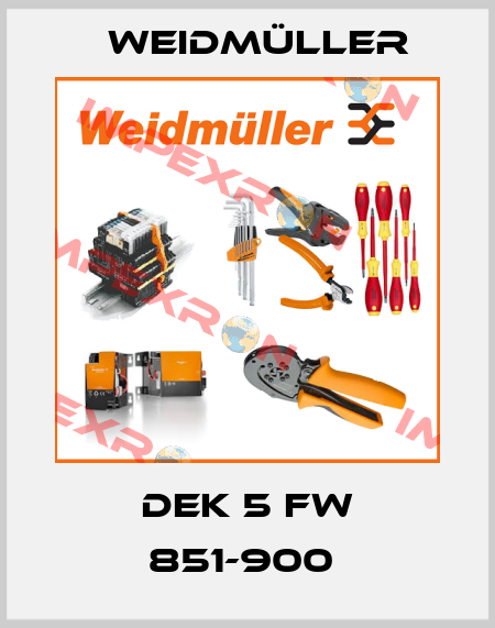 DEK 5 FW 851-900  Weidmüller