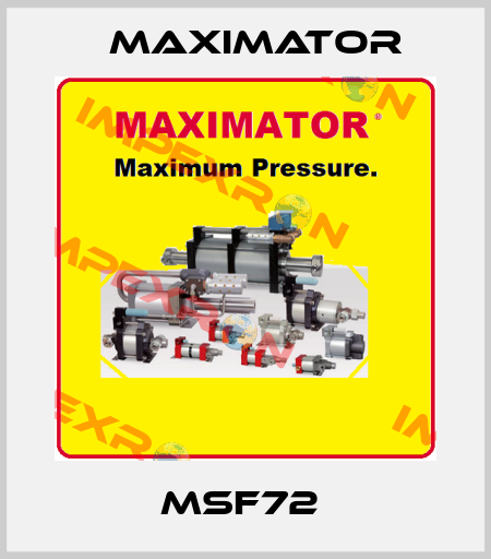 MSF72  Maximator