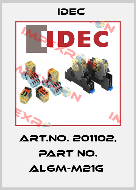 Art.No. 201102, Part No. AL6M-M21G  Idec