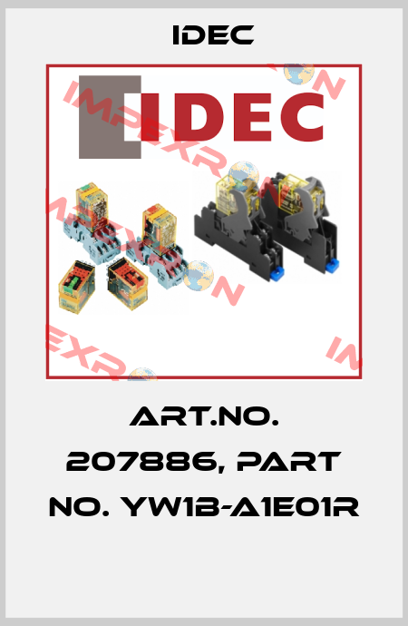 Art.No. 207886, Part No. YW1B-A1E01R  Idec