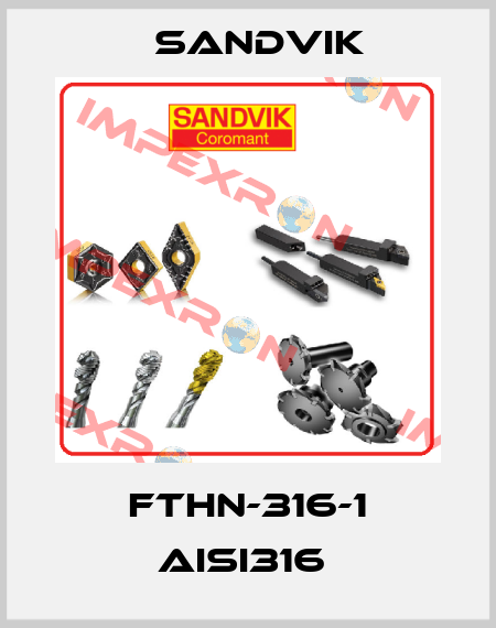 FTHN-316-1 AISI316  Sandvik