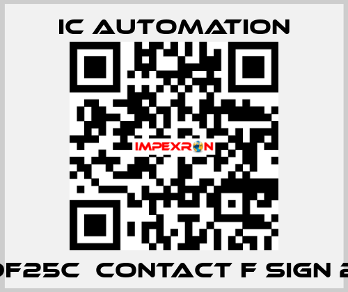 H19F25C  Contact F sign 2,5  ic automation