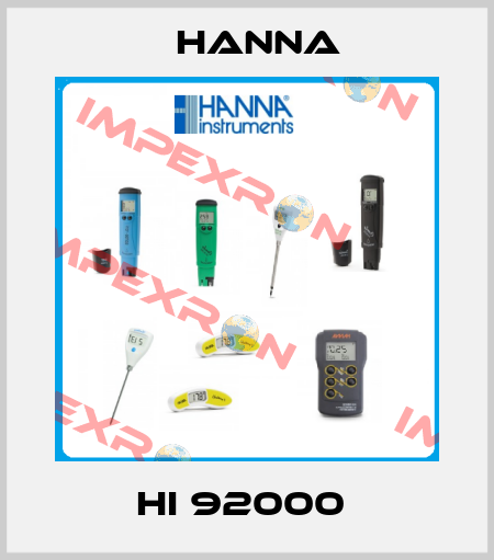 HI 92000  Hanna