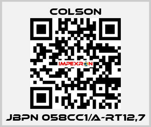 JBPN 058CC1/A-RT12,7 Colson