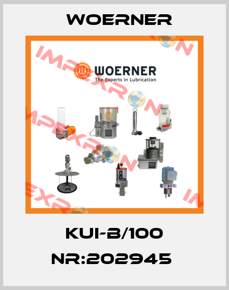 KUI-B/100 NR:202945  Woerner