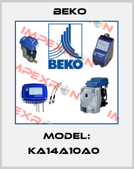 Model: KA14A10A0   Beko
