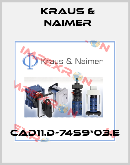 CAD11.D-74S9*03.E Kraus & Naimer