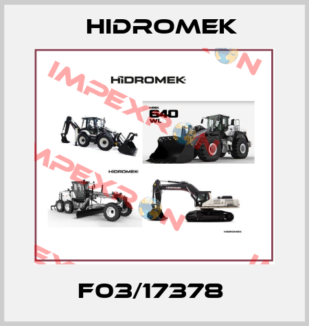F03/17378  Hidromek