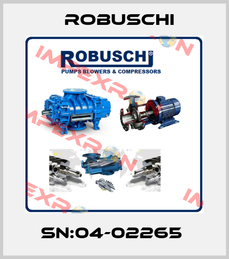 SN:04-02265  Robuschi