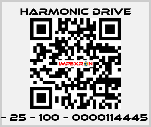 HFUS – 25 – 100 – 0000114445 - 002  Harmonic Drive
