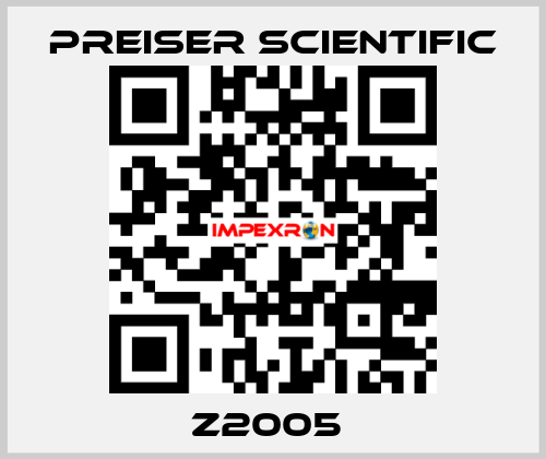 Z2005  Preiser Scientific